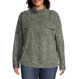 COPY - Women's Camo Gray Lightweight Jacket Sz M